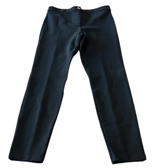 THEORY Skinny Pant in Compact Knit Jersey Black- Size 4